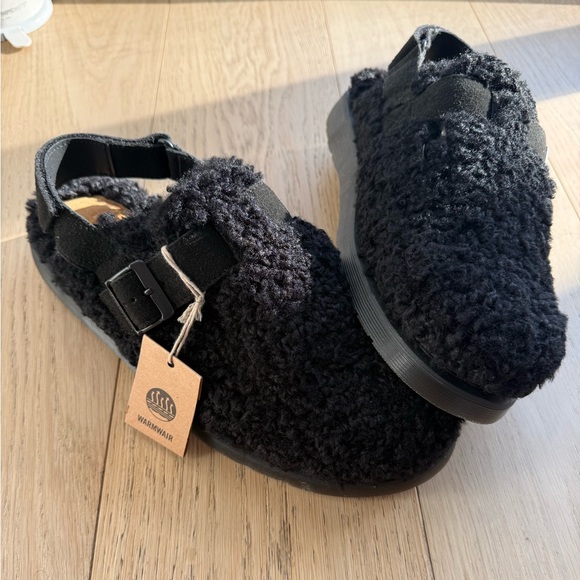 Dr. Martens Jorge II Sherpa Slingback Mule | Black | Men’s 13 / 14| NWT - Picture 4 of 10